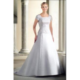 Venus Temple Modest Wedding Gown White Size 8 Image