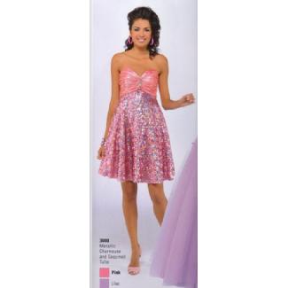 Bonny Mystique Short Prom Dress Lilac size 6 Image