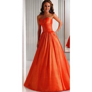 Flirt Prom Dress Shimmer Tropical Orange size 2 Image