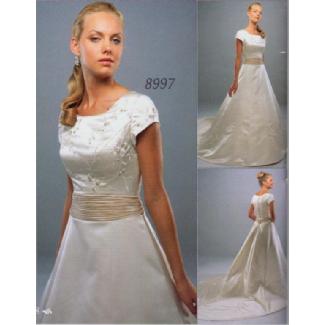 Venus Temple Modest Gown White Size 10 Image