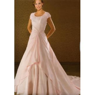 Bonny Bliss Modest Wedding Gown White Size 16 Image