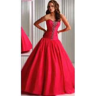 Flirt Prom Dress Deep Fuschia Size 6 Image