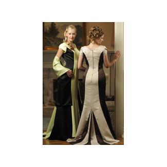 Eternity Modest dress Key Lime/Black Size 16 Image